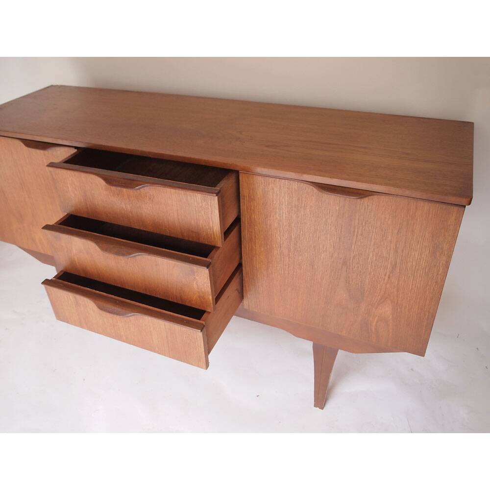 Small Scandinavian vintage teak row