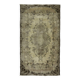 One-of-a-kind turkish handwoven vintage rug - rustic vintage charm 282x 164