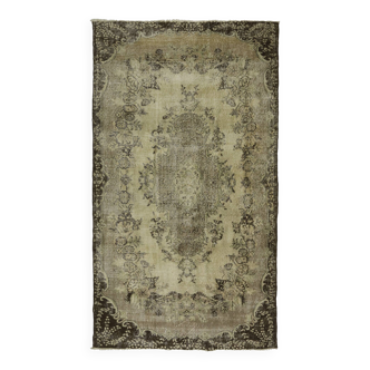 Tapis vintage turc unique tissé à la main - charme rustique vintage 282 x 164