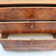 Commode Louis Philippe en loupe de noyer XIX°