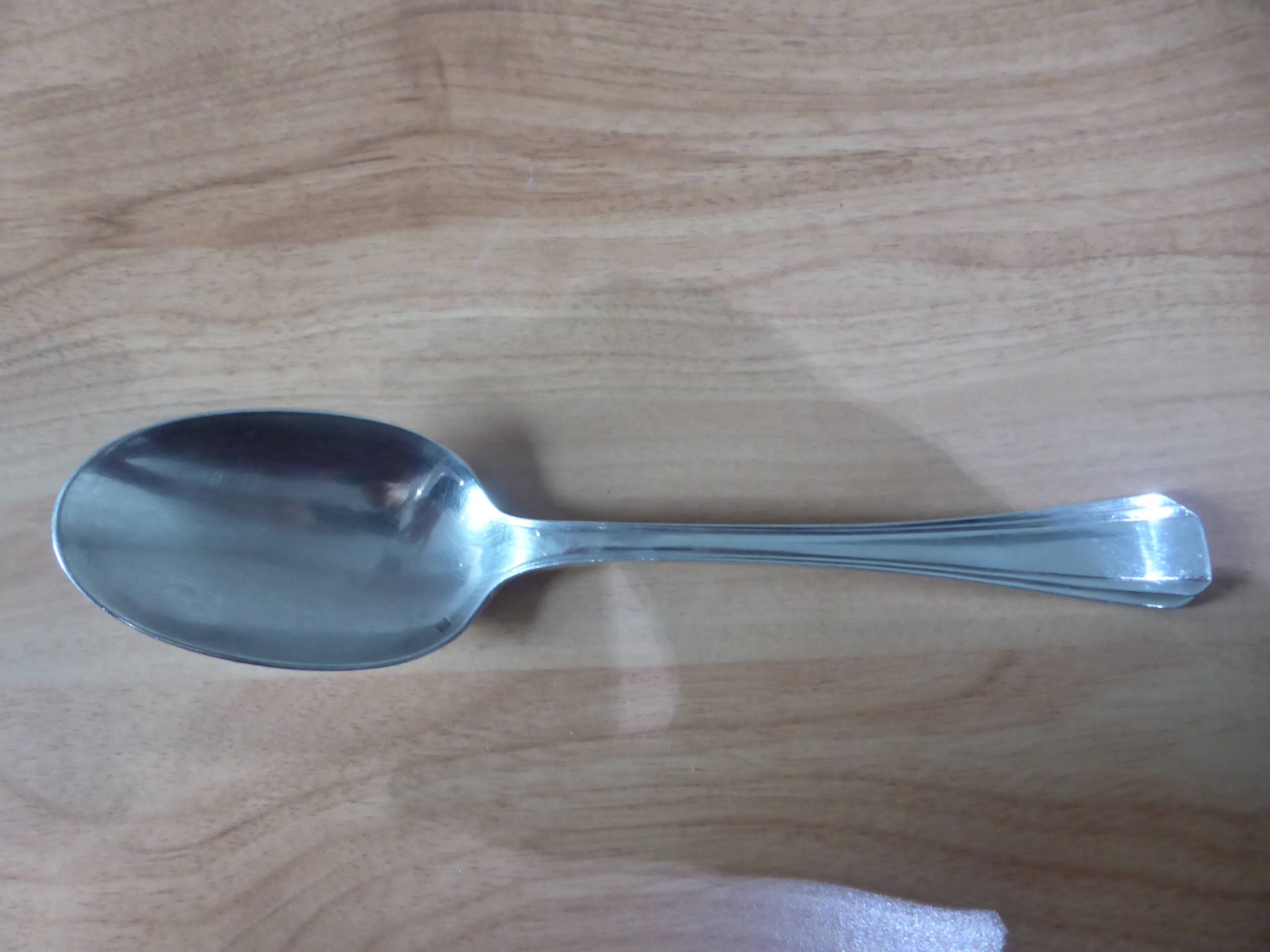 Silver-plated metal soup spoon Christofle 240557
