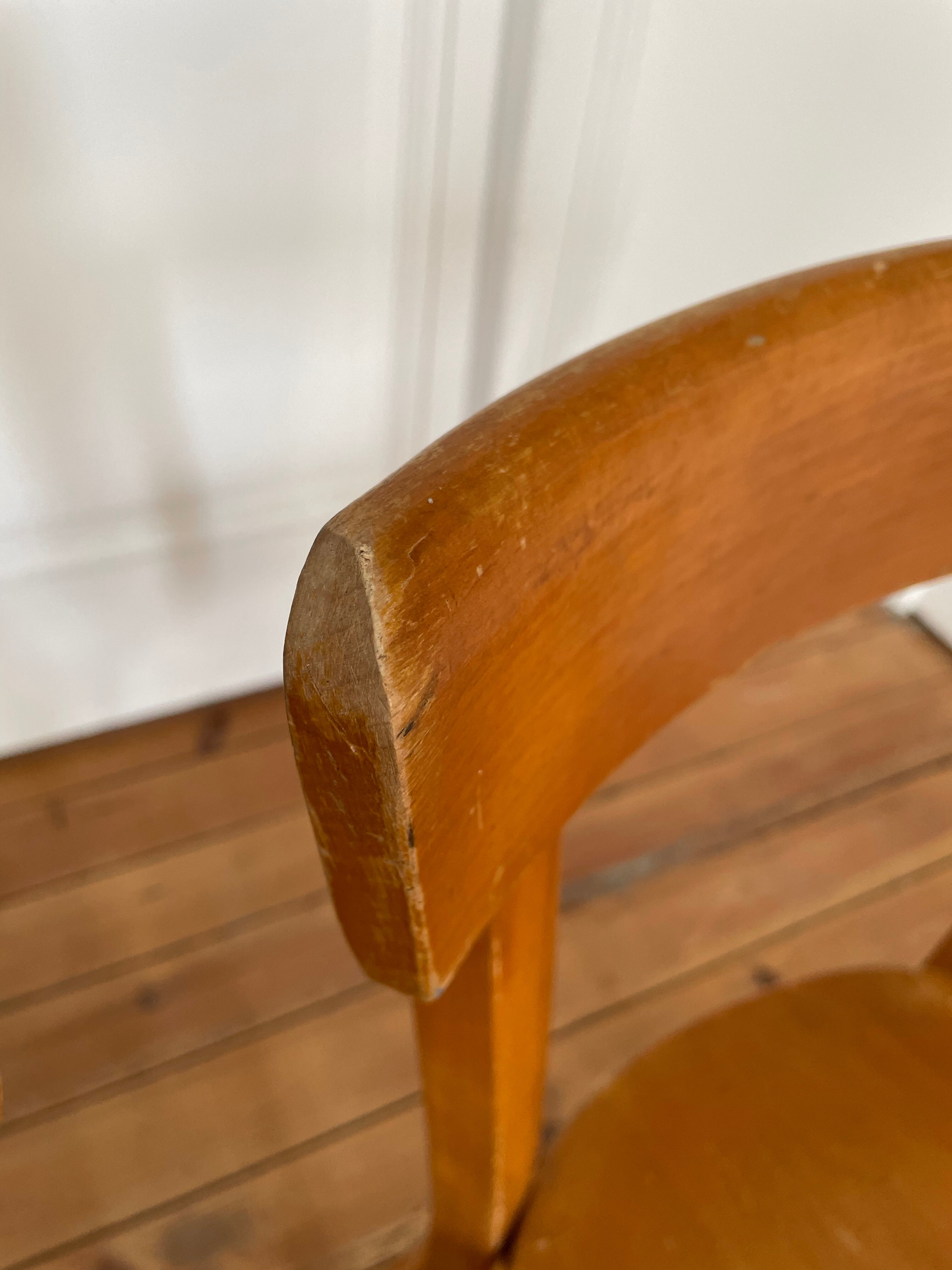 Pair of Baumann bistro chairs
