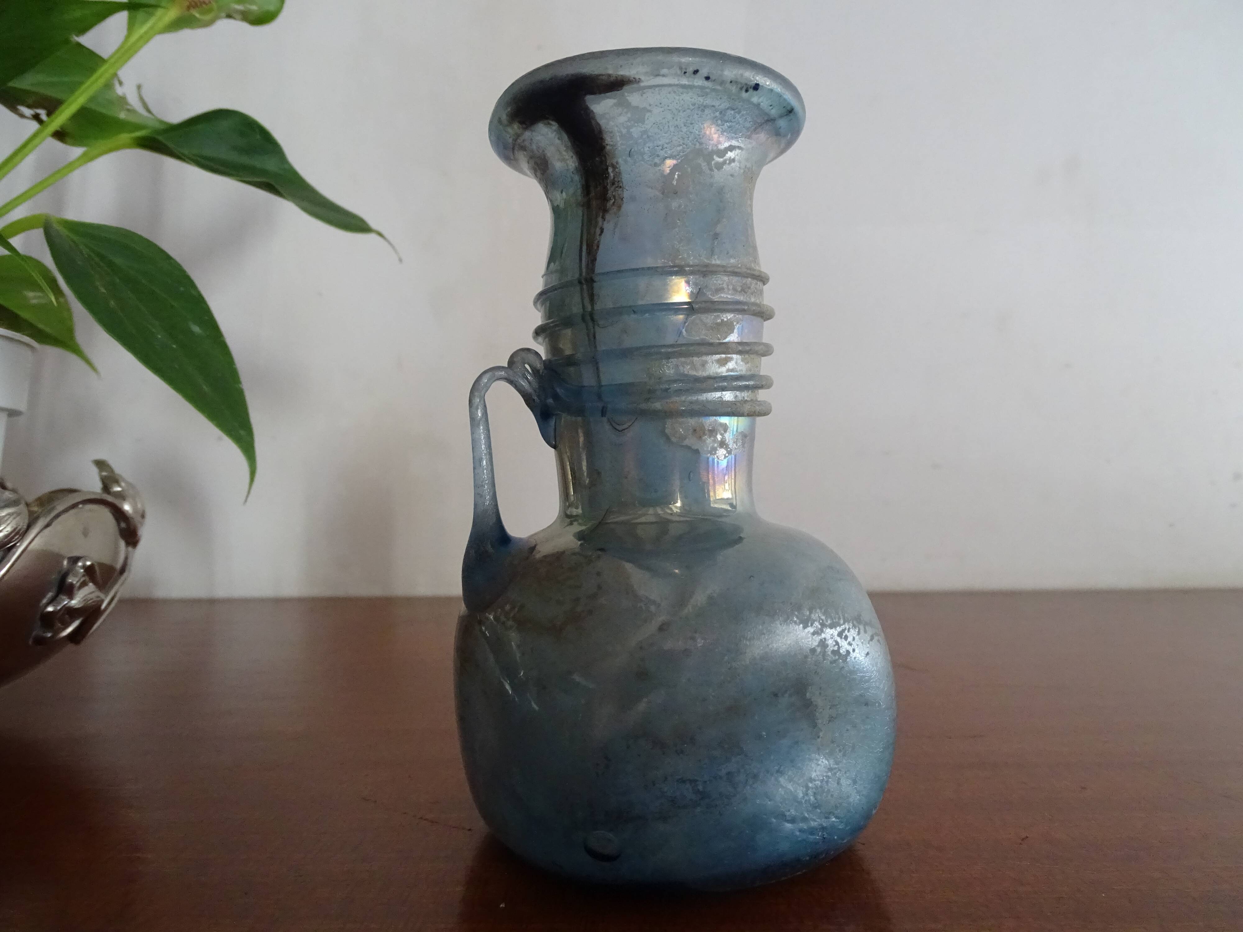 Vase Scavo Seguso Vetri d'Arte iridescent glass Murano 1950