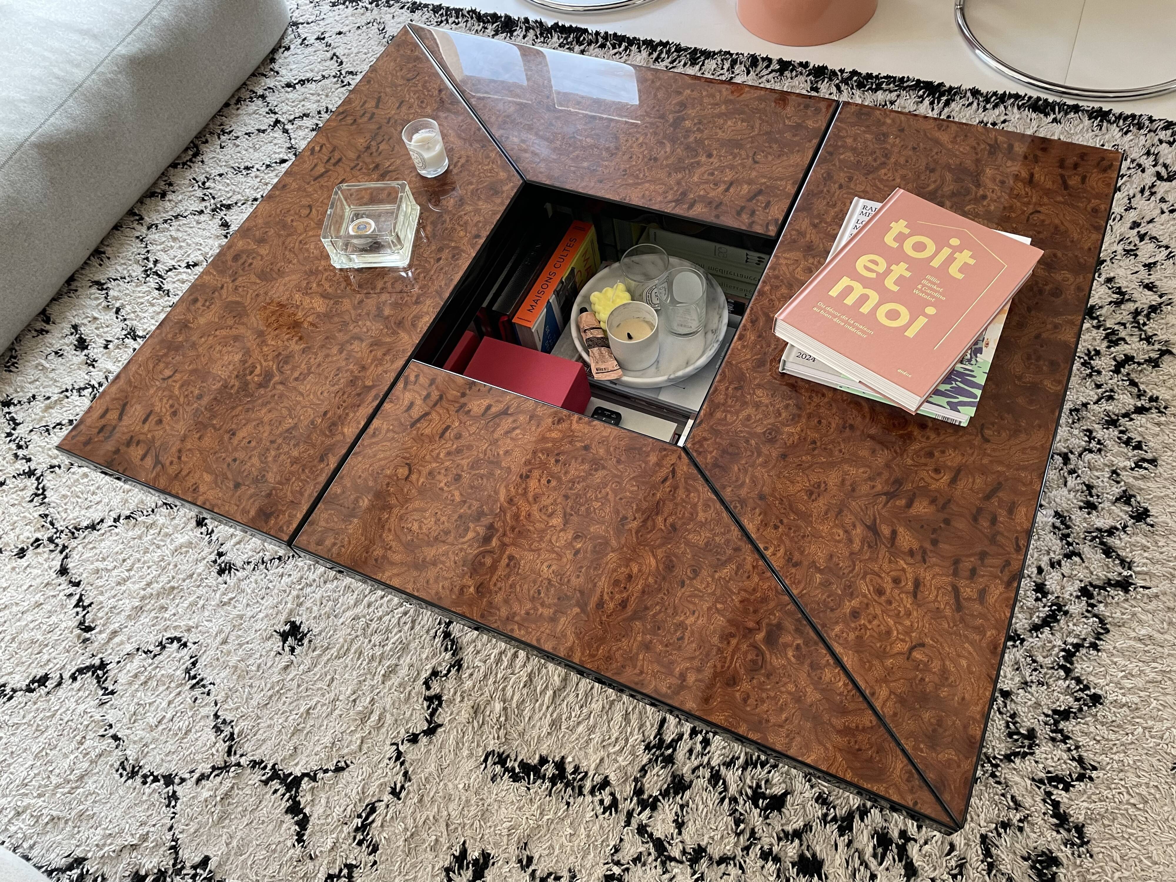 Coffee table bar Paul Michel 70s