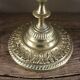 Candle holder brass corolla decor candle