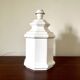 Pied de lampe en céramique blanche, 1980