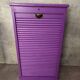 Meuble de notaire, classeur violet