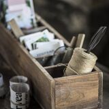 Casier de rangement bois recyclé
