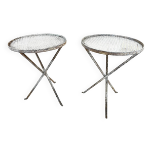 PAIRE DE TABLES BASSES