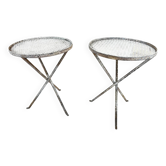 PAIR OF COCKTAIL TABLES BY MATHIEU MATEGOT (ATTRIBUTED)