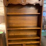Oak floral shelf