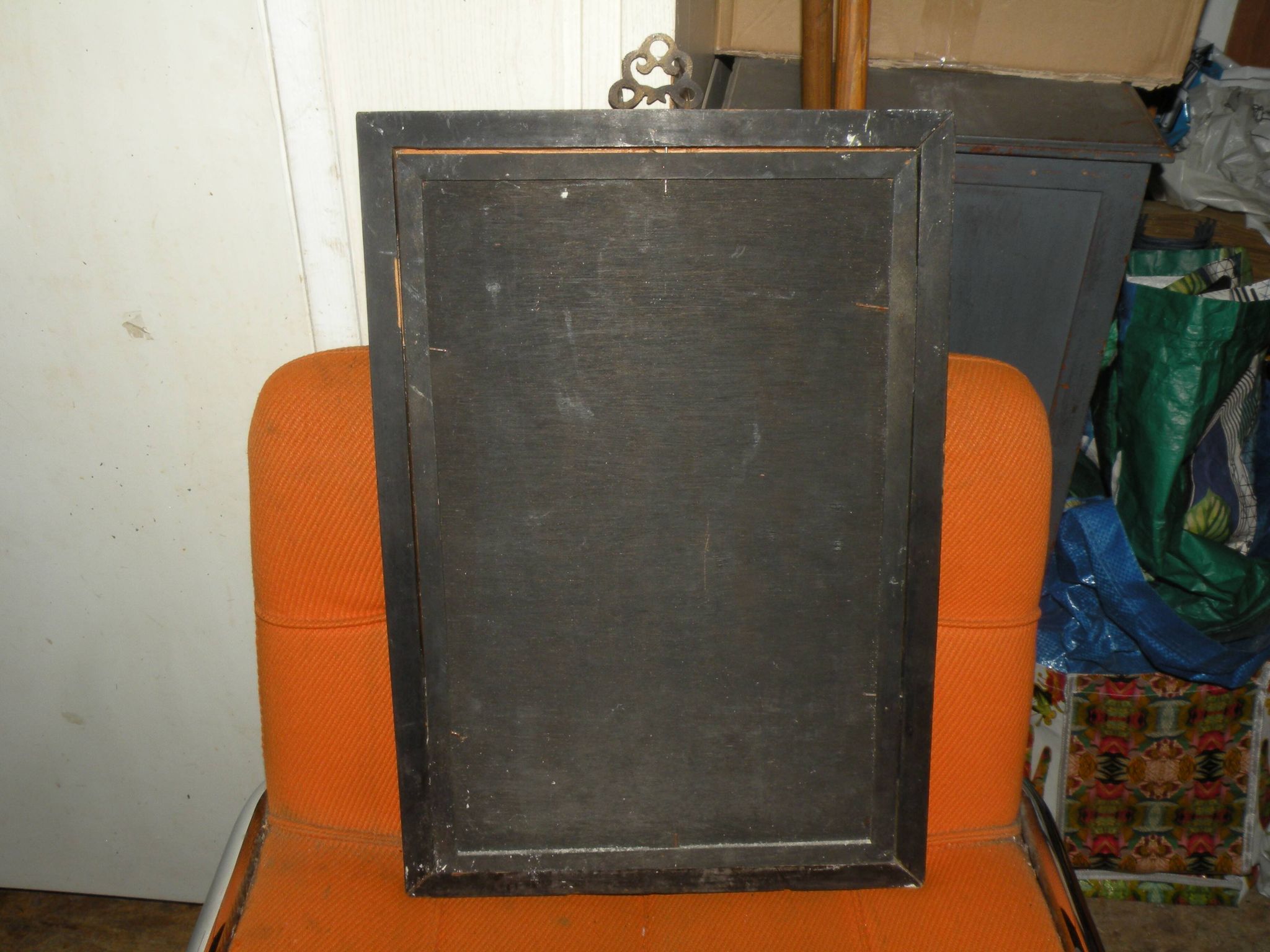Beau fixé sous verre chinois des années 1950, 60 dimensions 50 cm/ 35 cm
