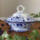 Very old vegetable dish in Creil & Montereau earthenware.