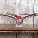 Old empty crystal cup pocket from bayel vintage