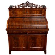 Louis-Philippe cylinder desk in mahogany 1850-1870