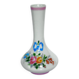 Hand-painted Limoges porcelain soliflore | Ribbon/Bow