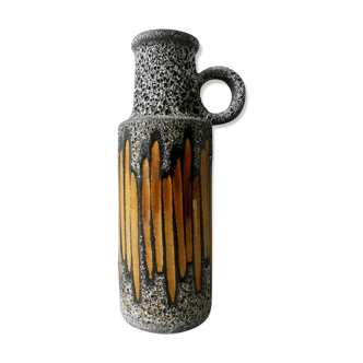 Ceramic vase, fat lava, germany, 70s