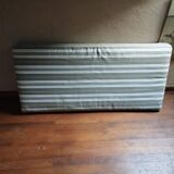Children's bed with walnut bars