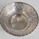 Old silver-look metal basket cup from the 1930s nickel silver