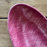 Pink oval dish