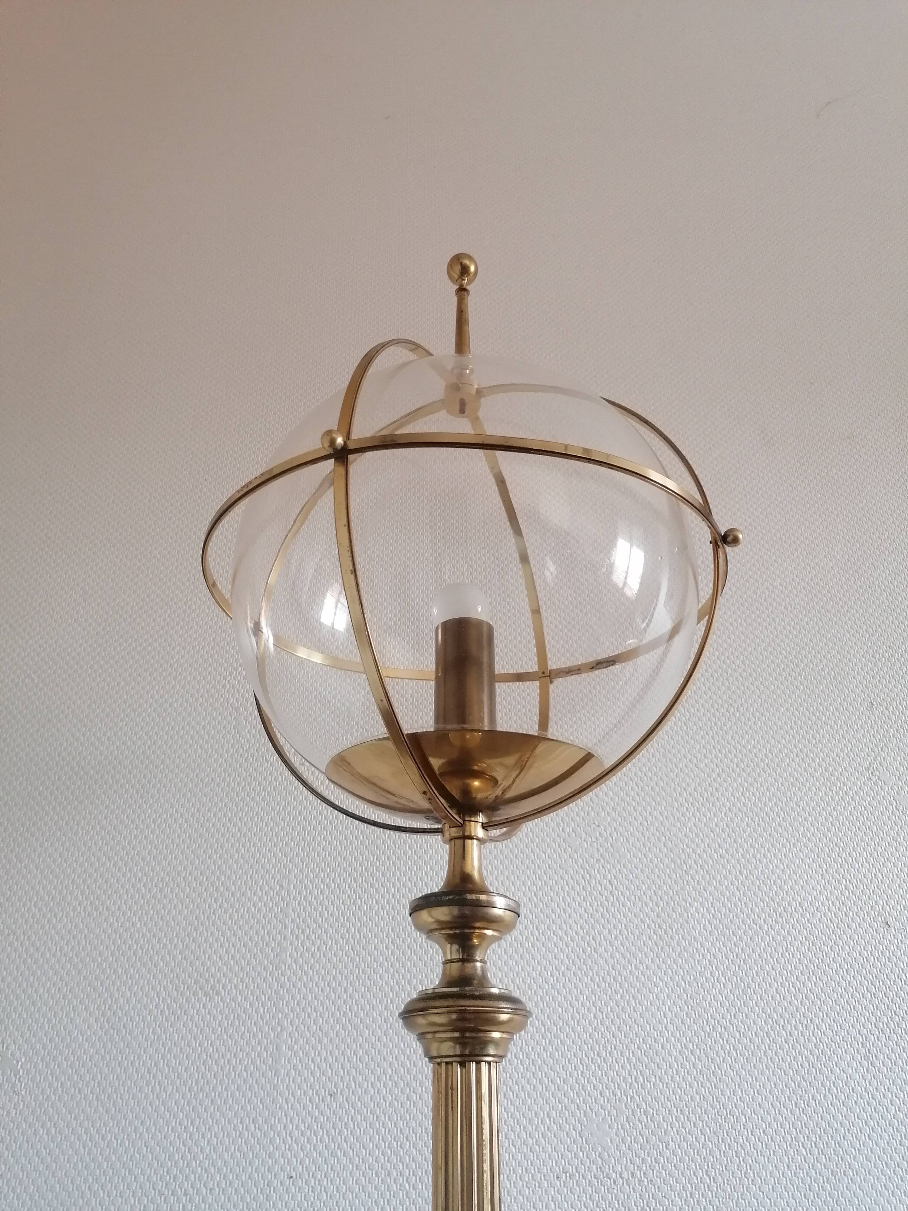 Astrolabe floor lamp year 70