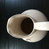 Pichet décor bécasse