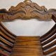Pair of curule chairs known as Savonarole chairs - In carved wood