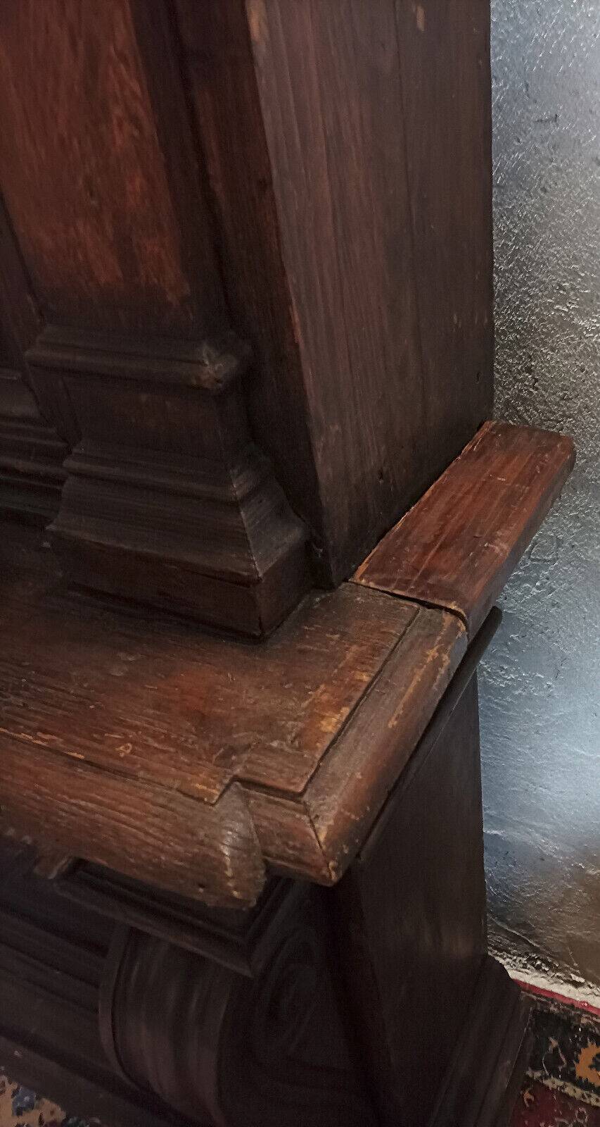 Empire style trade furniture bookcase in solid pine