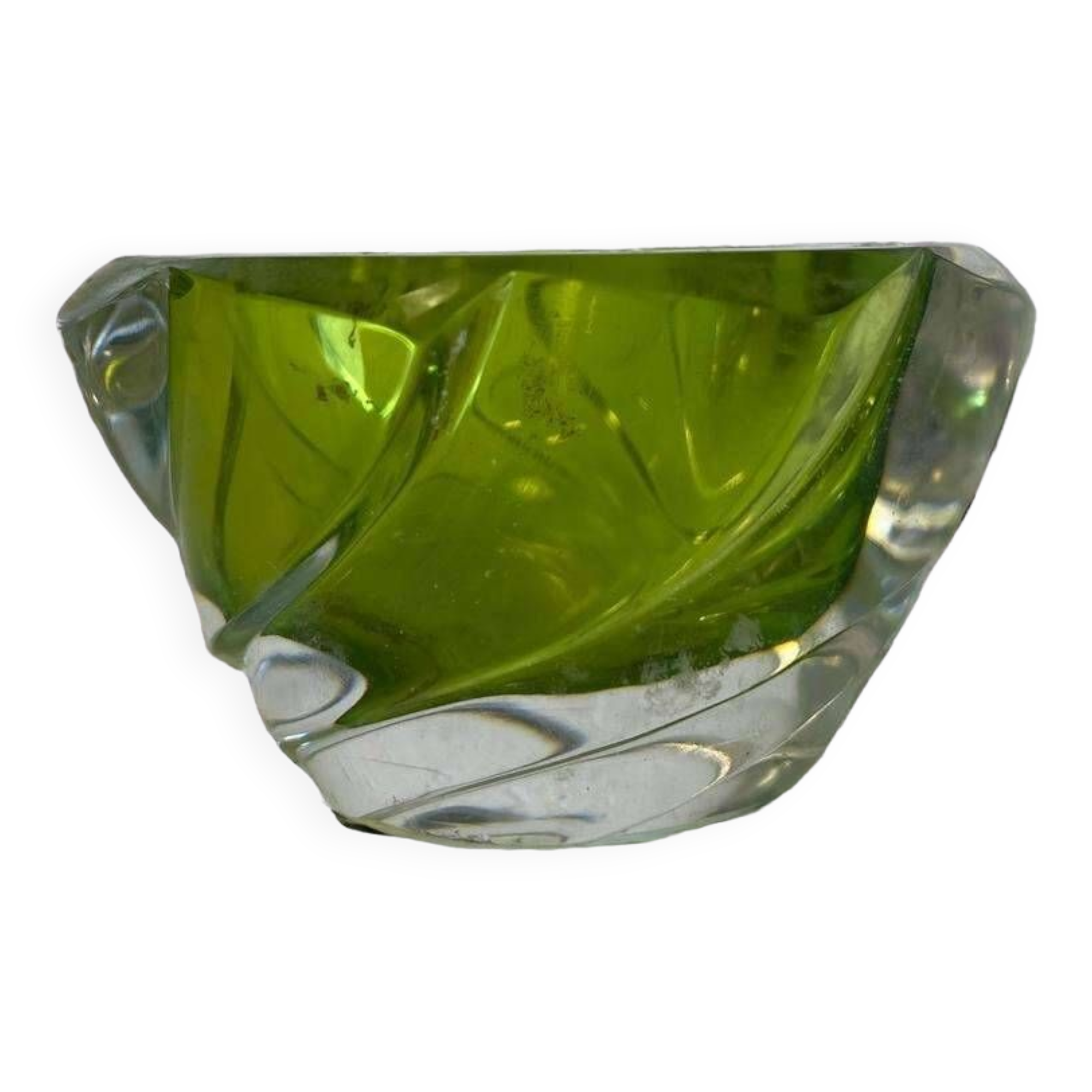 Vintage glass ashtray valt saint lambert