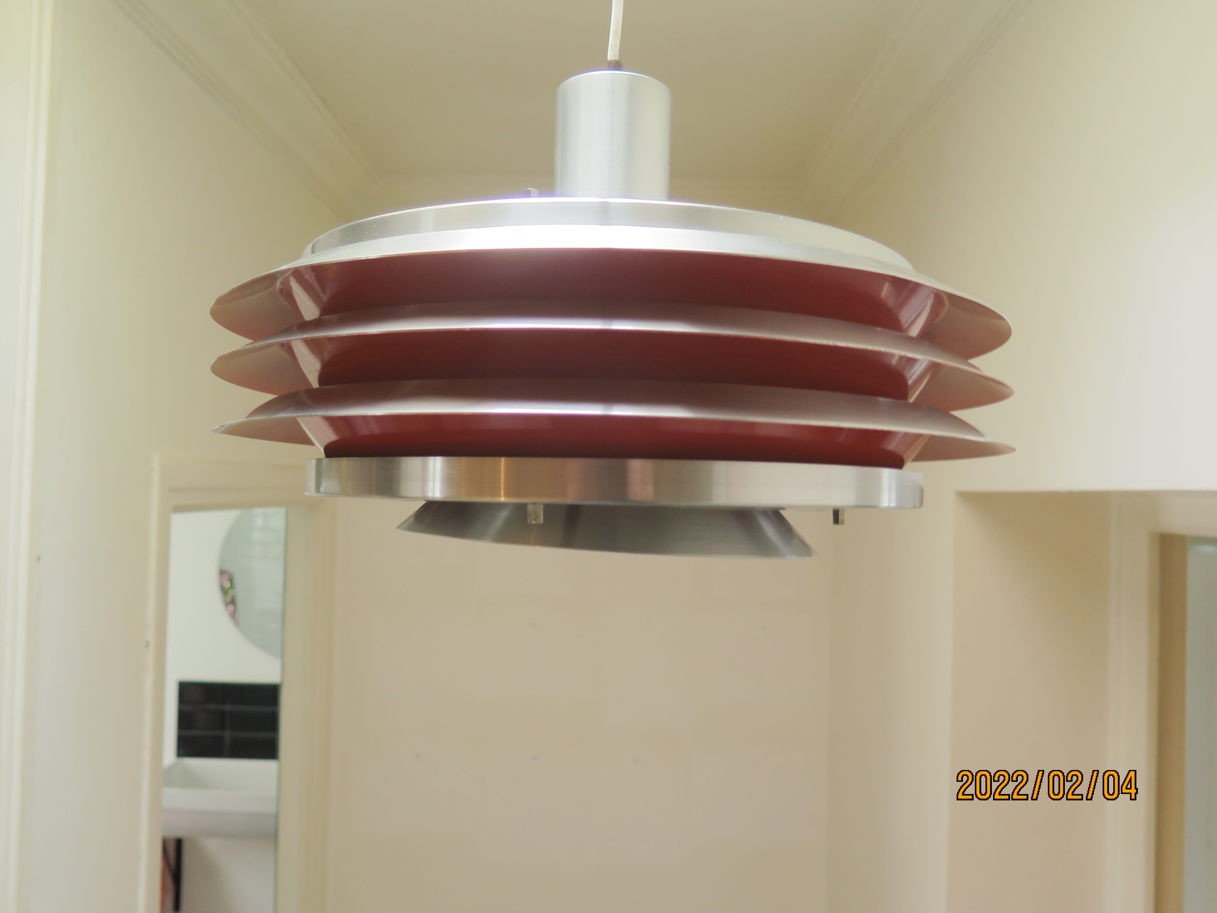 Brushed steel suspension, Denmark 1960