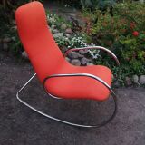 Rocking chair S 826, designed by U. Böhme, Thonet, 1970s
