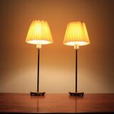 Pair of Midcentury Table /Desk Lamps Falkenbergs Belysnings, Sweden, 1970s