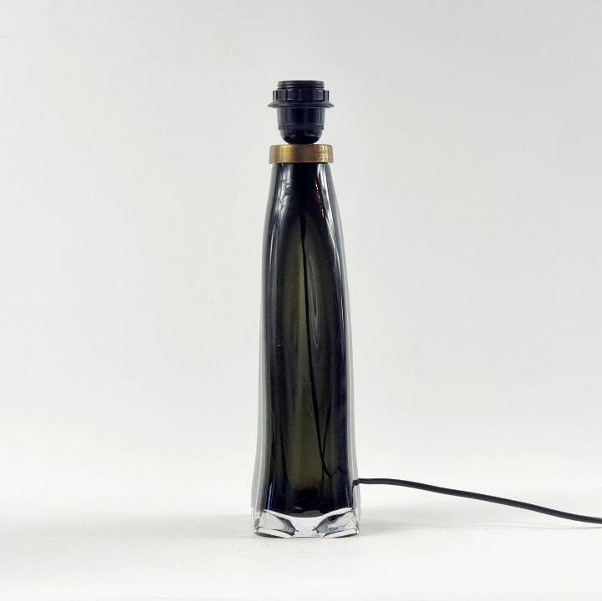 Mid Century Scandinavian Glass Table Lamp by C.Fagerlund for Orrefors, 60s