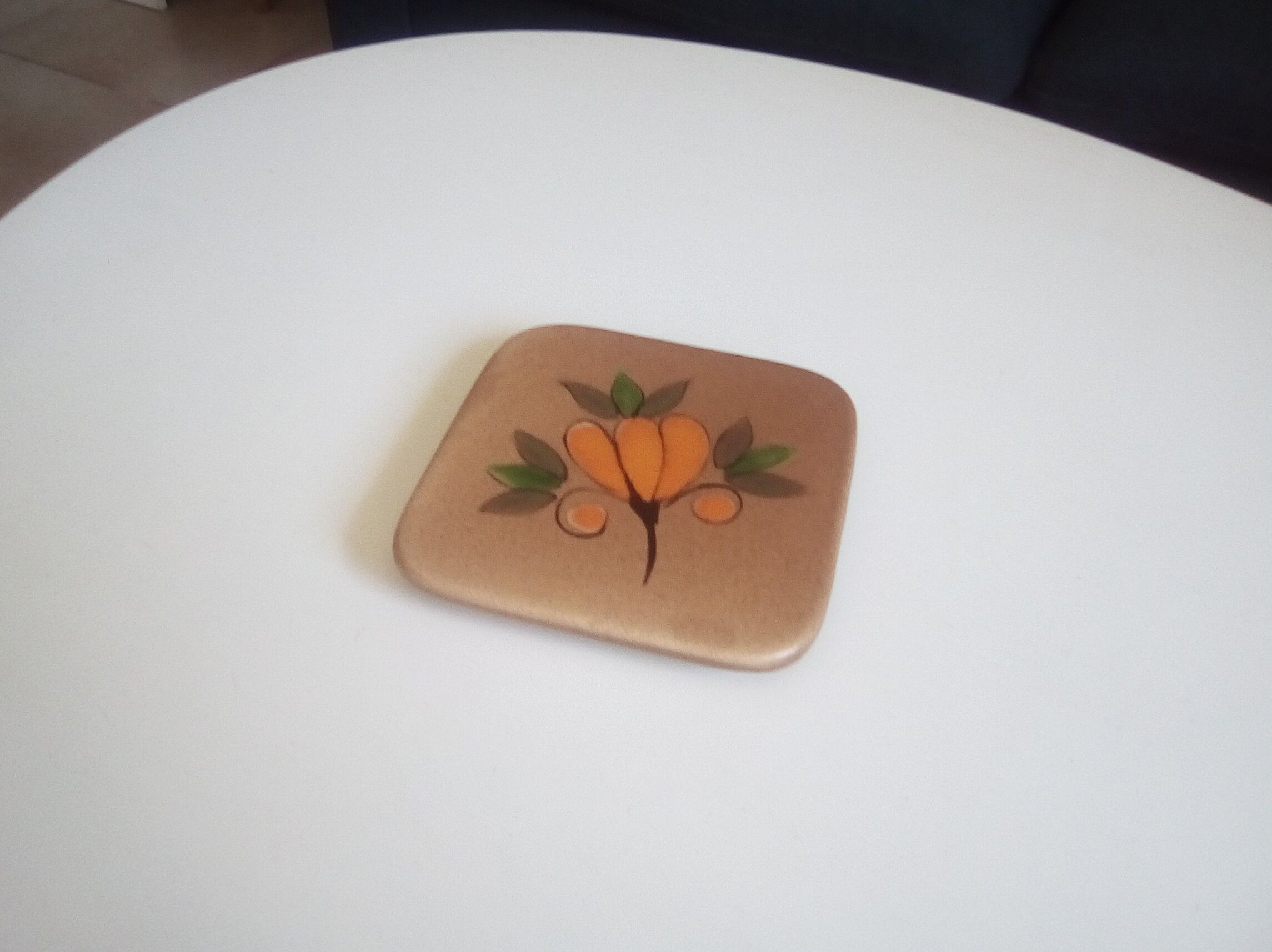 Vintage sandstone dish bottom