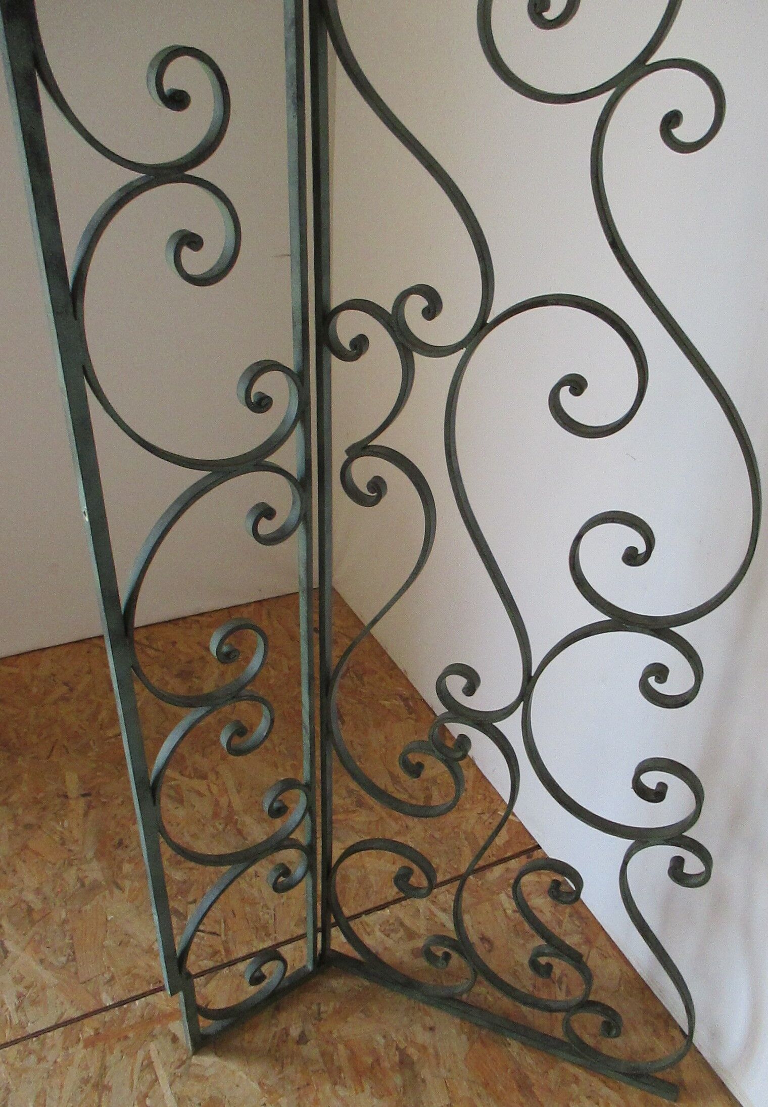 Grille en fer forgé 1930 diviseur de pièce
