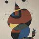 Joan Miró lithograph Woman bird star (Homage to Pablo Picasso 1966) Miro