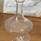 Wine carafe to decant and its vintage glass ball cap