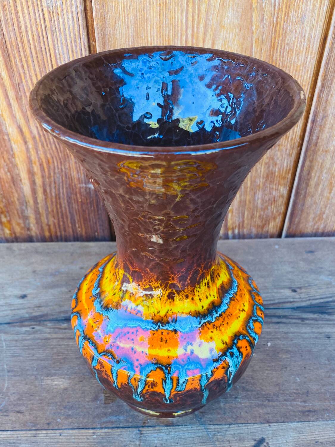 Fat Lava Vase Vallauris