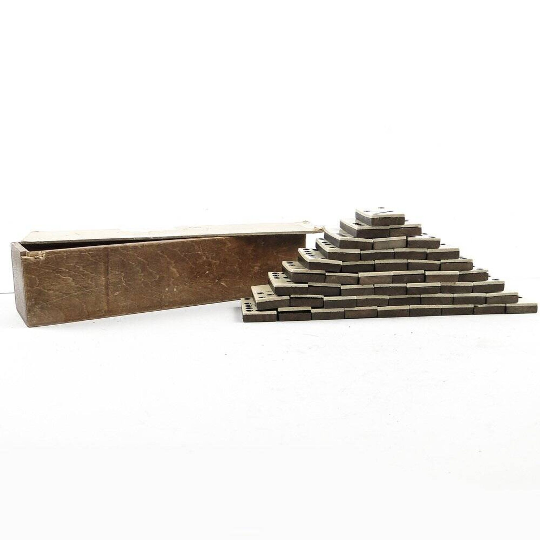 Postmodern domino game, Poland, 1950s, set of 28