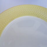 7 assiettes plates vintage Orches moulin de loups