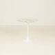 Tulip Side Table in White Marble by Eero Saarinen for Knoll, 1960s