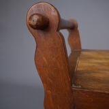 Dutch wooden tea trolley 1930s