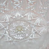 Crystal fruit cup with rounded edges