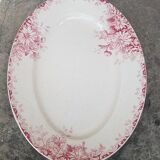 Flat Oval Gien model Autumn Flowers