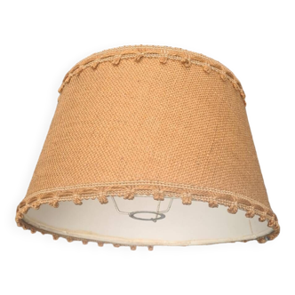 Beige jute lampshade