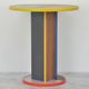 Handmade table made from recycled materials. Neoplasticism-style table.