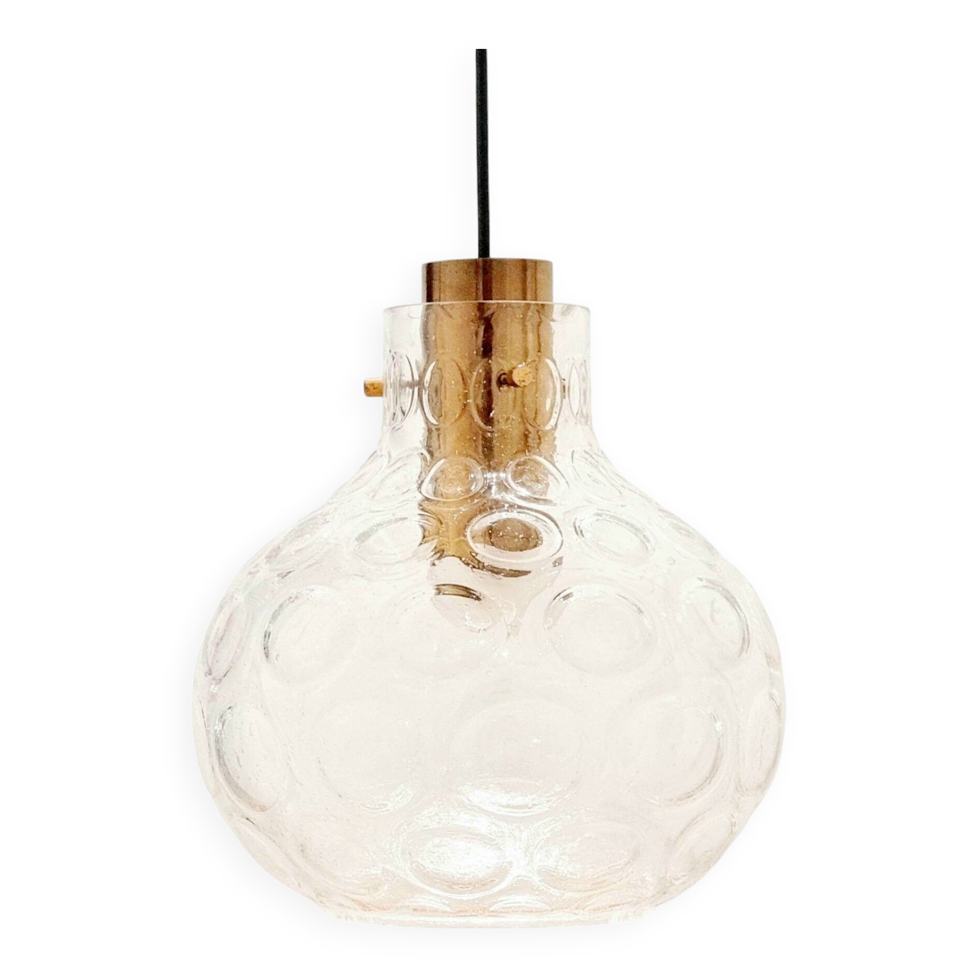 Mid-Century Bubble Glass Ceiling Light by Helena Tynell for Limburg, 1960s