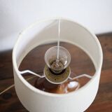 1960s free form wooden bedside lamp