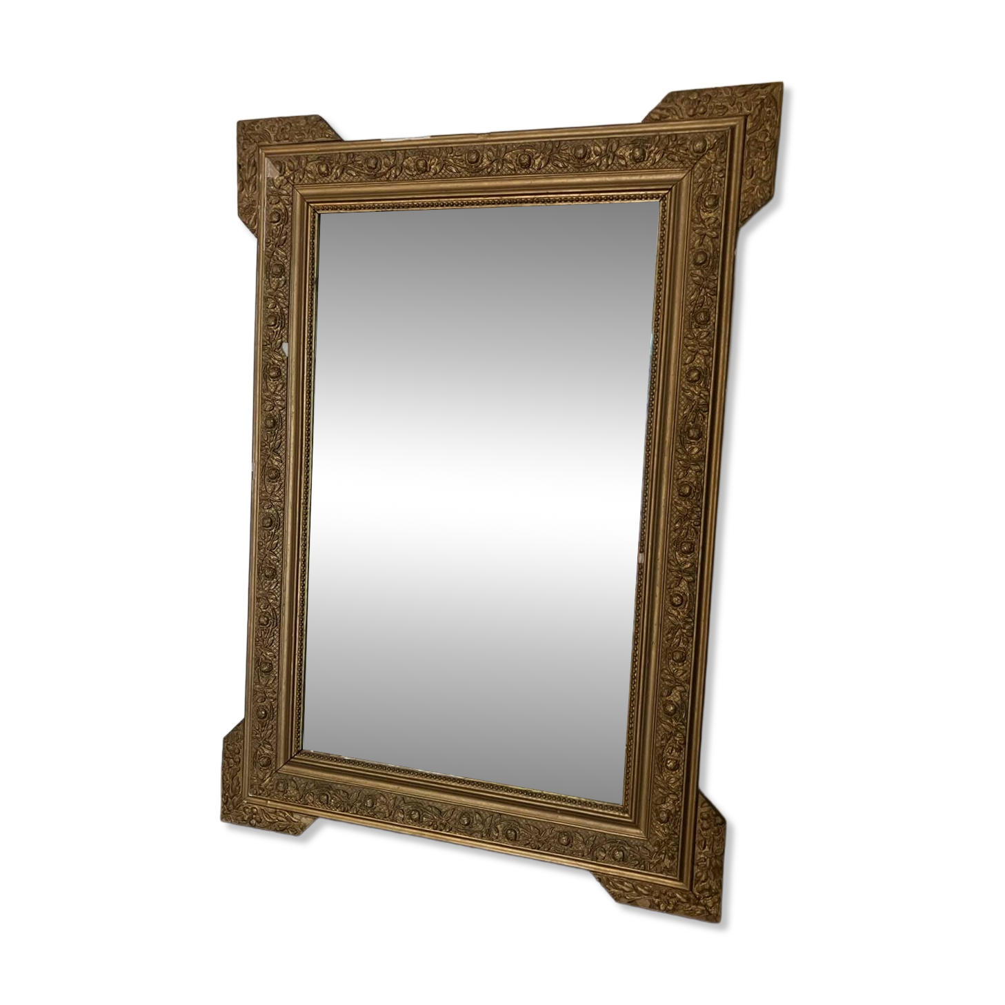 Gilded mirror, mercury glass