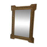 Gilded mirror, mercury glass